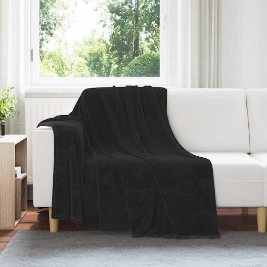 vidaXL Μονή 150x200εκ. Μαύρο vidaXL Μονή 150x200εκ. Μαύρο
