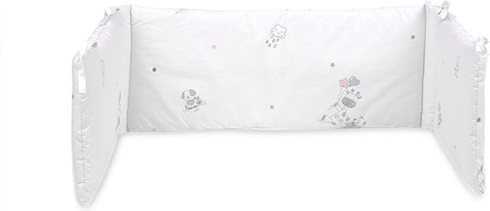 Lorelli Ranforce Borduri Pentru Pătuț Clasică Internă Albă 27x145cm