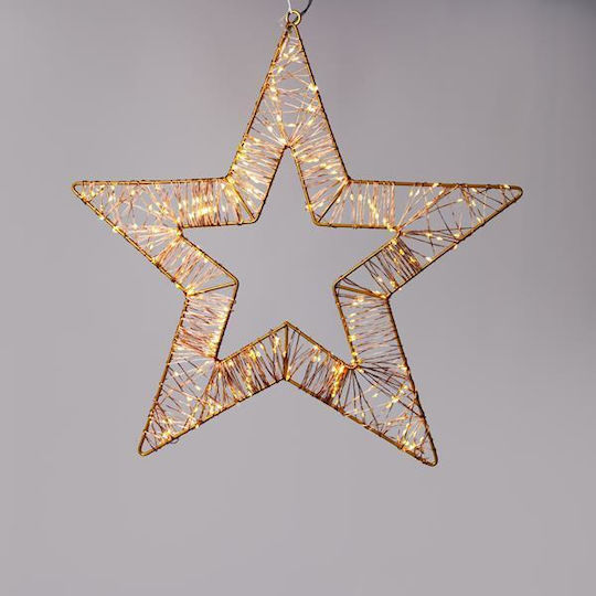 Estheti Aστερι Beleuchtete 45cm 260 Mini Led 4,5v Mit Formverzinktem Bronze Metallrahmen Bronze Häkchen Kupferkabel 230 Warmweiß & 30 Warmweiß Flash Mini Led Projektor 5m Ip44 2 Stücke 600-22556