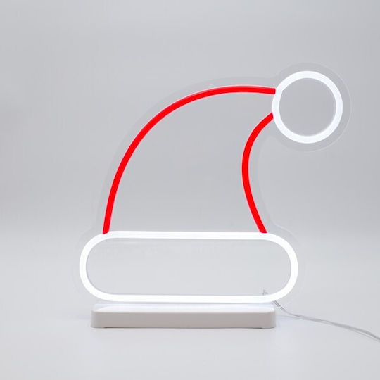Estheti Design Neon Lichtschlauch 30x27cm Schneemann Santa Basis 4,5V Netzteil Erweiterungskabel 3m Ip44 2 Stücke