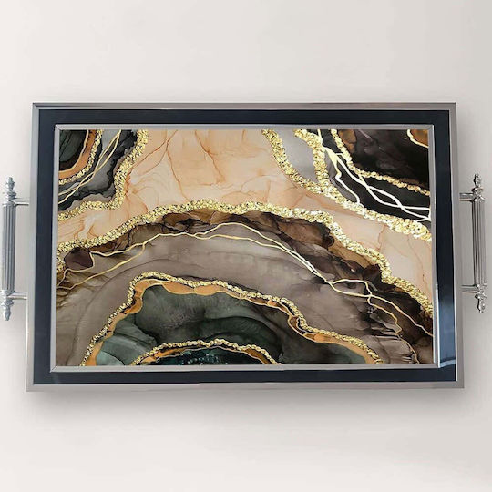 Aberto Design Rectangular Serving Tray 50x29x3.5cm 244KNG1937 1pcs