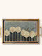 Aberto Design Rechteckig Serviertablett 50x29x3.5cm 244KNG1173 1Stück