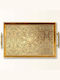 Aberto Design Rectangular Serving Tray in Yellow Color 50x29x3.5cm 244KNG1527 1pcs