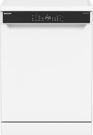 Sharp Freestanding Dishwasher for 14 Place Settings W66xH88cm White