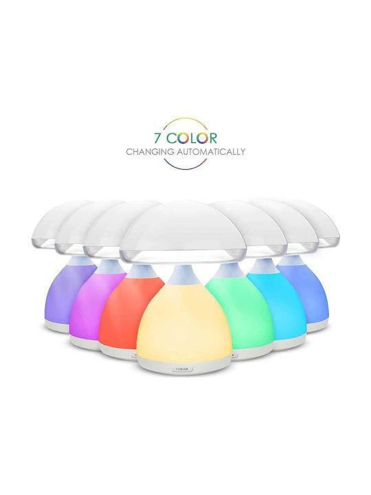 Διακοσμητικό Φωτιστικό Φωτισμό LED RGB Μανιτάρι