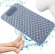 Verk Group Shower Bathtub Mat with Suction Cups Grey 35.5x69cm