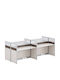 Schreibtisch Newline Holz cream 249x123x110cm