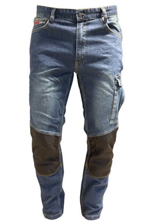 Ergo Stretch Pantaloni de Lucru Blugi Albastru