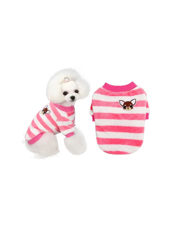 Value Imports Φουτερ Σκυλου Fleece Face Stripes Xlarge 35cm Roz