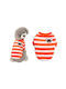 Value Imports Dog Sweatshirt Dog Fleece Face Stripes 2xlarge 40cm Orange