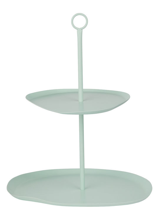 Butlers Metalic Etajeră Verde 1buc