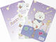Line Friends Set 3 Notebooks 32 Sheets A6 Ruled