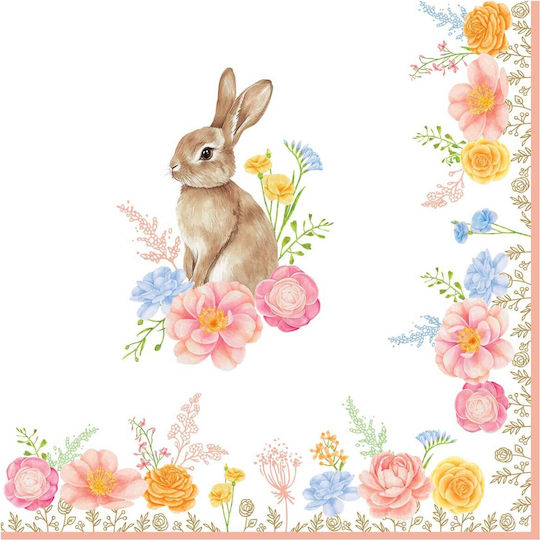 Easy Life Tres Jolie Πασχαλινές Χαρτοπετσέτες 33x33 Εκ