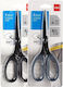 Professional Craft Scissors 17.5cm Deli Z500 Anti Rust Stainless Steel Black
