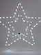 Crăciunesti Decorative Stele Luminate Plastice 55x56buc 2buc