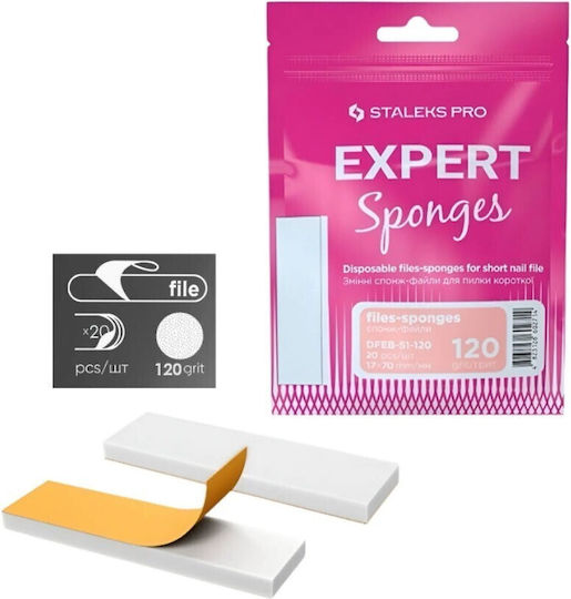 Staleks 20 Files Sponges 120 Grit Dfeb-51-120