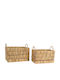 InTheBox Delos Decorative Basket Wicker Brown 41x30x26cm