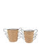 InTheBox Aelia Decorative Basket Wicker Black 30x30x34cm