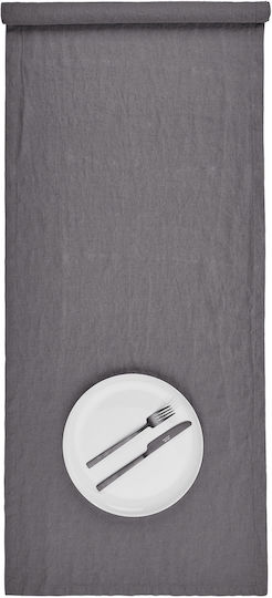 Butlers Ράνερ Λινό Riga Ανθρακί 50x160εκ. (Διάφορα Χρώματα)