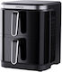 Jocca Air Fryer with Double Detachable Bucket 11lt Black J-2454