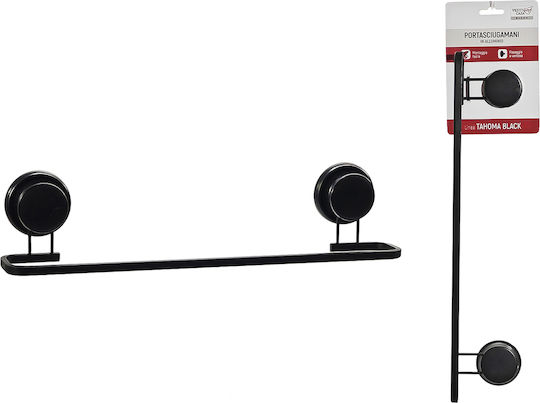 General Trade Double Wall-Mounted Bathroom Rail Black General Trade Double Wall-Mounted Bathroom Rail Black
