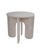Round Side Coffee Table Beige W50xL50xH50cm