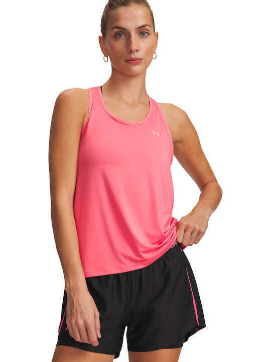 Under Armour Γυναικεία Μπλούζα Αμάνικη Φούξια