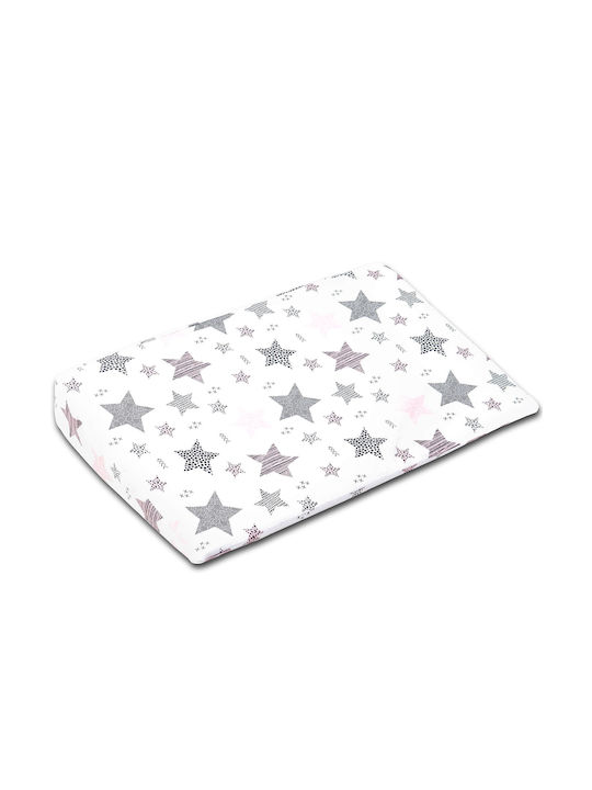 Kidizi Pernă pentru bebeluși pentru întoarcerea pe spate All Pink 59x40buc