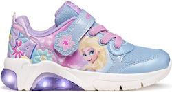 Geox Παιδικά Sneakers Ανατομικά Λιλά
