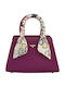 Leder Damentasche Tote Handtasche Lila