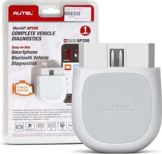 Autel Διαγνωστικό Αυτοκινήτου OBD 2 με Bluetooth