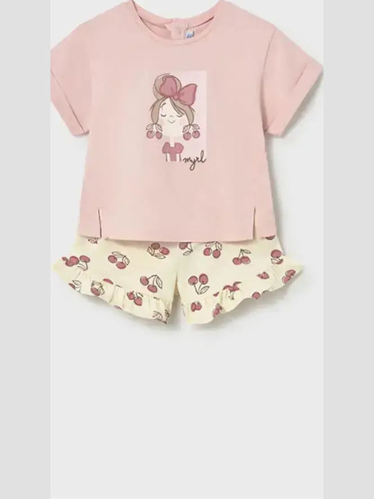 Mayoral Kids Set with Shorts Nude 2 Pieces