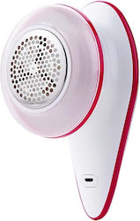 Avizar Rechargeable 5w Cordless Electric Lint Shaver Micro-usb Rouge Blanc