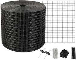 Vevor 15,24 X 3048 Cm Protecție Panou Solar Păsări Kit Rolă Protecție Animale 60 Bucăți Conectori Aliaj Aluminiu Protecție Panou Solar Acoperire Antirugină Pvc Plasă Sârmă 12,7 Mm