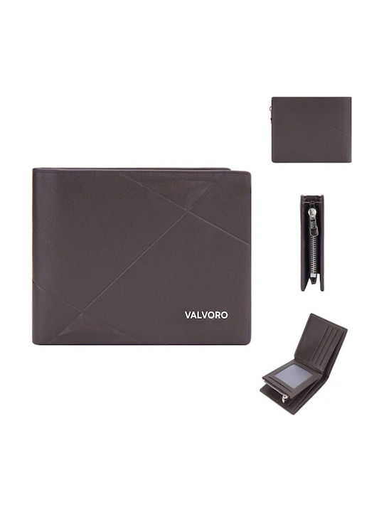 Valvoro Ανδρικό Πορτοφόλι με RFID Καφέ