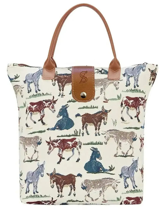Signare Τσάντα Shopping Πτυσσόμενη Happy Donkey