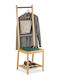Relaxdays Cuier de podea din Bambus Bej 133x40cm