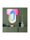 Wallity Wall Mirror with Multicolour Plastic Frame 48x40cm 1pcs