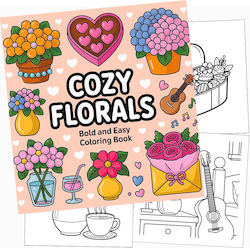Obro Carte De Colorat Pentru Adulți Florale Confortabile 40 Pagini Carton Aranjamente Florale 21 X 21 Cm Obro Carte De Colorat Pentru Adulți Florale Confortabile 40 Pagini Carton Aranjamente Florale 21 X 21 Cm
