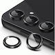 Camera Protection Tempered Glass Black for the Samsung Galaxy S24