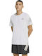 Herren T-Shirt Kurzarm Weiß