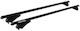 Menabo Car Roof Bars Aluminum Tiger Black 118.5 Cm Black Color Lexus Rx Al20 5 Doors 2015> Flush Or Raised Rails 2 Pieces 8590/mb Menabo Mp.8590/mb-46
