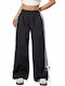 Hohe Taille Jogginghose Ausgestellt Black