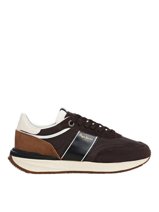 Pepe Jeans Ανδρικά Sneakers Καφέ