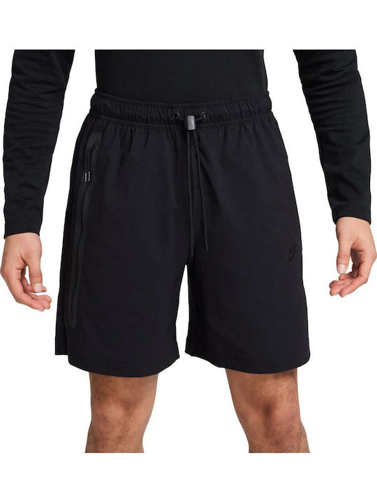 Nike Tech Woven Αθλητική Ανδρική Βερμούδα Μαύρη