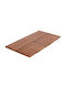 Freebox Rectangular Table Surface made of Solid Wood Acacia 140x80x3.5cm FB96301.01 1pcs