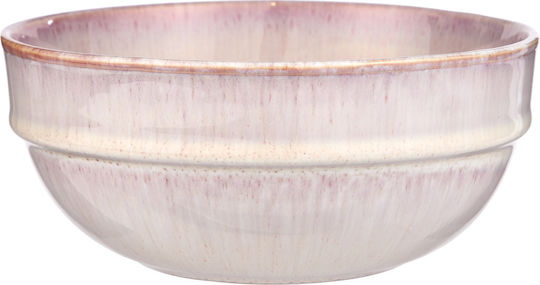 Butlers Tavira Servierschale Rund Keramik Rosa mit Durchmesser 16cm
