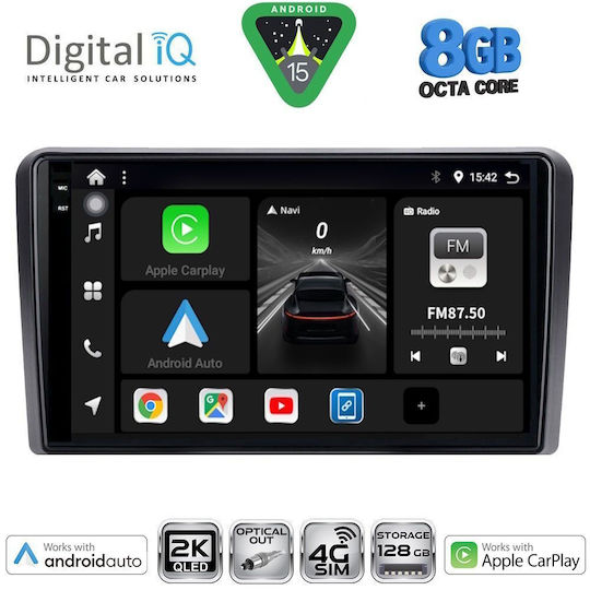 Digital IQ Car Audio System for Ford Transit Connect 2018-2025 (Bluetooth/USB/WiFi/GPS/Apple-Carplay/Android-Auto) with Touch Screen 10"