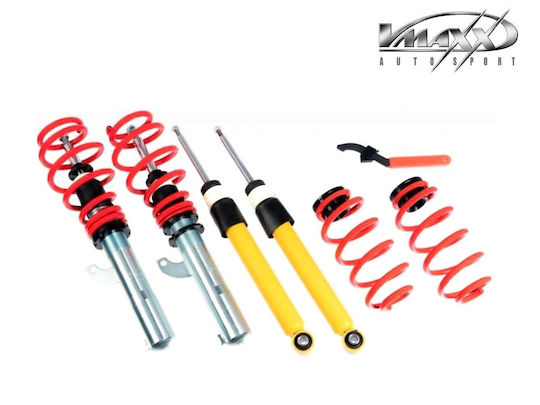 Height Adjustable Suspension V-maxx Audi A3 Quattro 8p 1.8tfsi 2.0t 2.0tdi Dsg 3.2 55mm 4 Pieces 60 Av 15/50