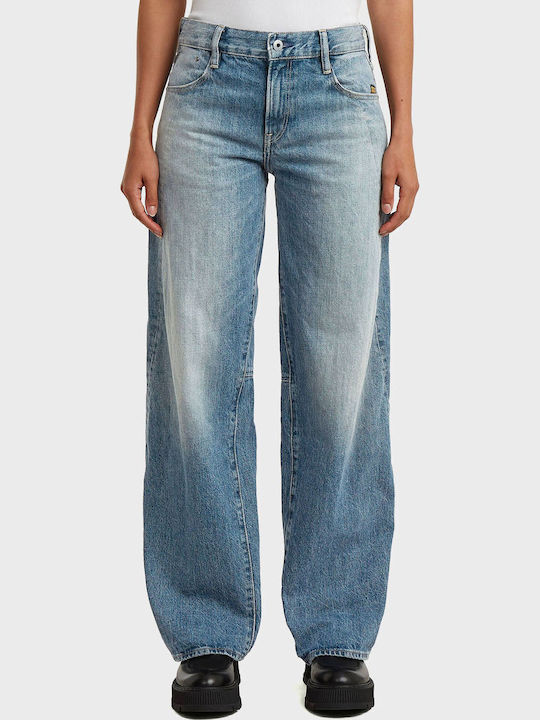 Contor 3d Γυναικείο Jean Παντελόνι σε Loose Εφαρμογή Dark Aged Denim